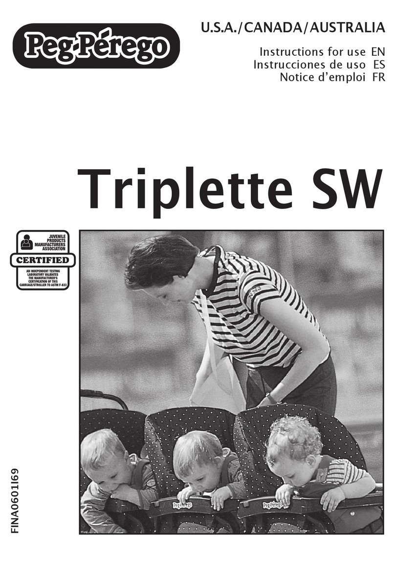 Peg-Perego Triplette sw Instructions for use