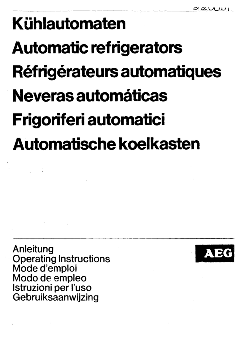 AEG Automatic refrigerators User manual