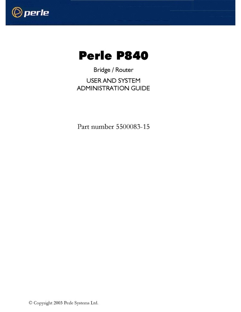 Perle P840 Instruction Manual Perle P840 Instruction Manual