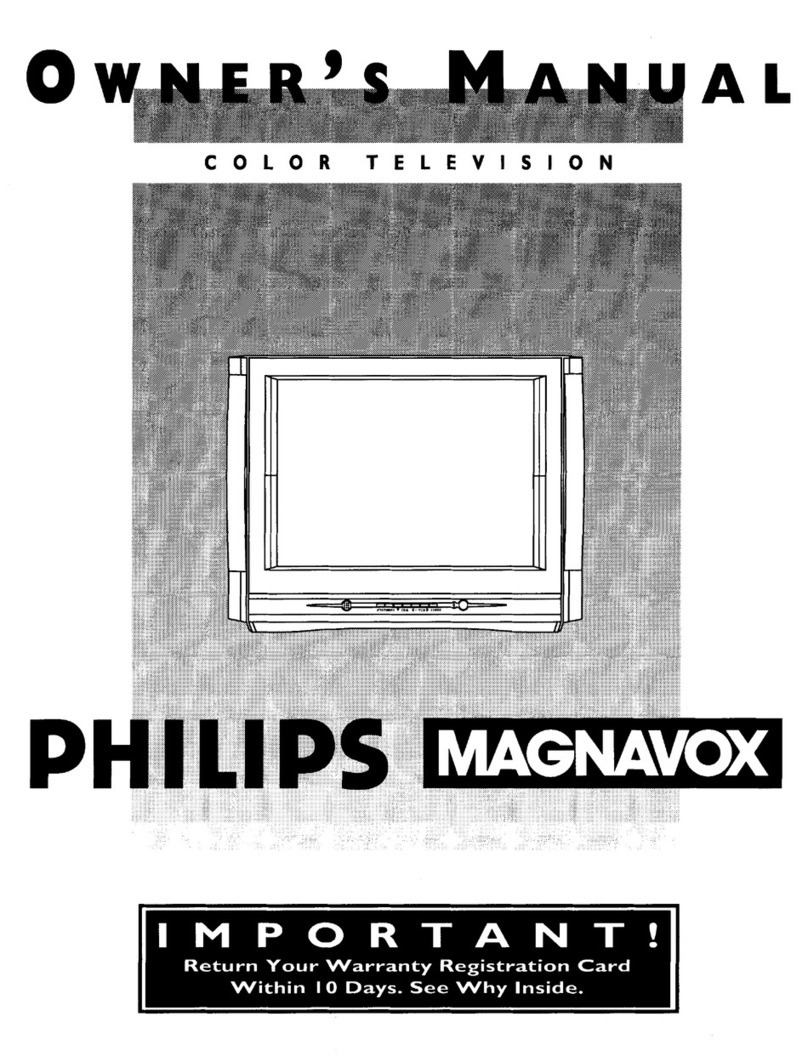 Magnavox color tv owner's manual