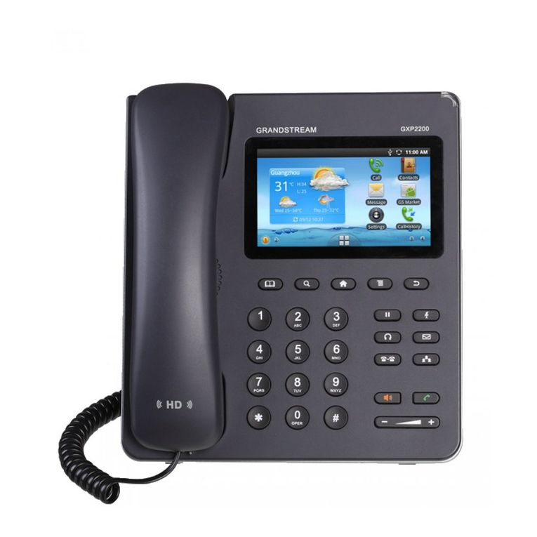Grandstream Networks GXP2200 user manual Grandstream Networks GXP2200 user manual