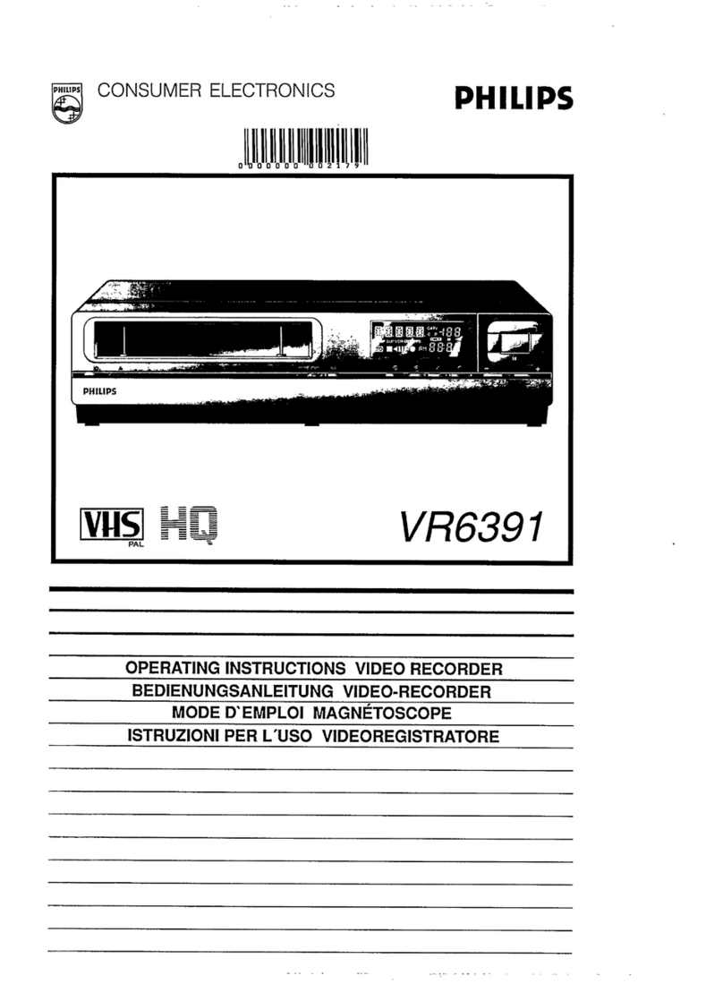 Philips VR6391 User manual Philips VR6391 User manual