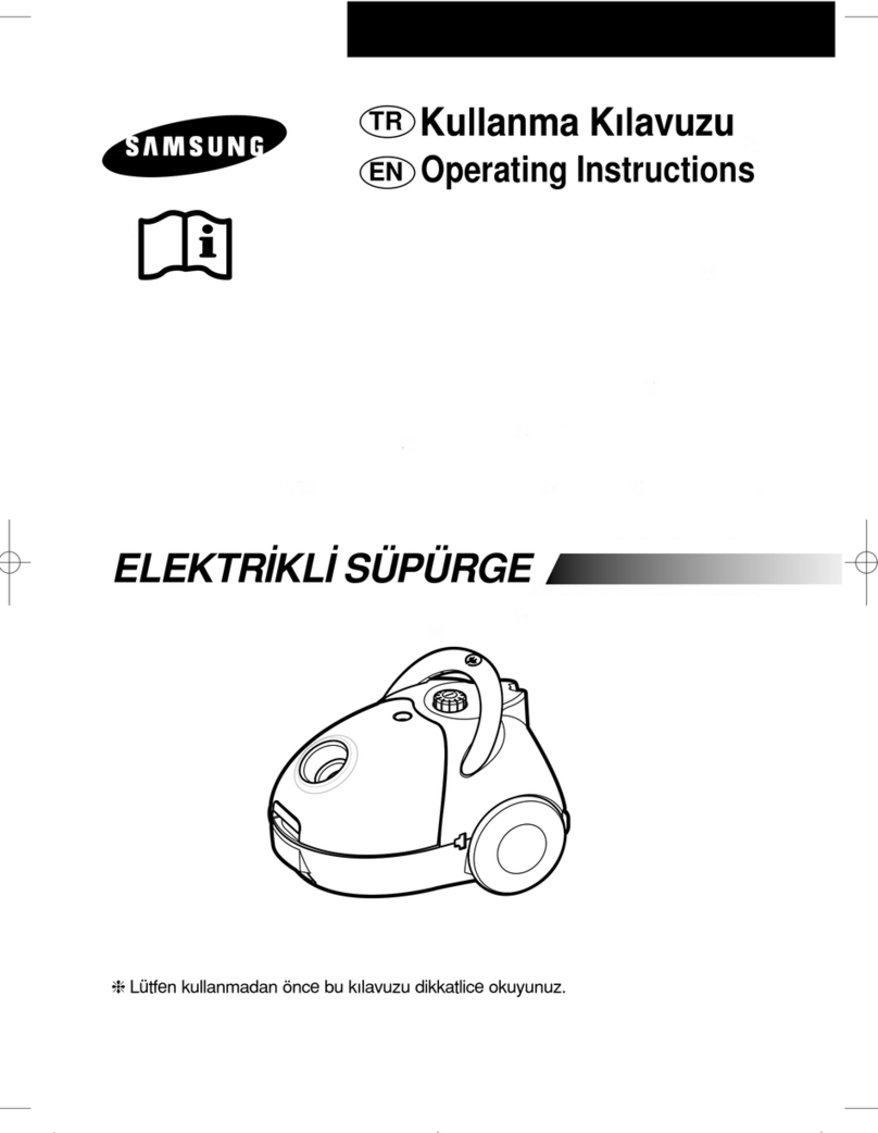 Samsung Vacuum cleaner User manual