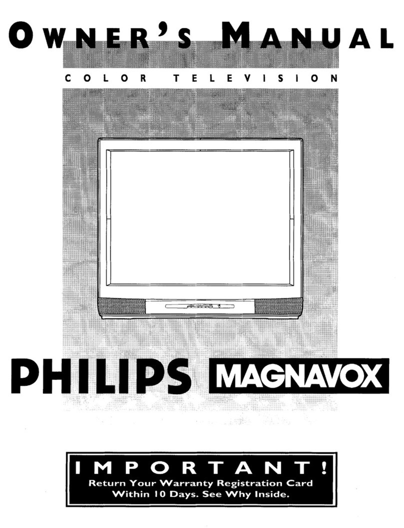 Philips Color television owner's manual