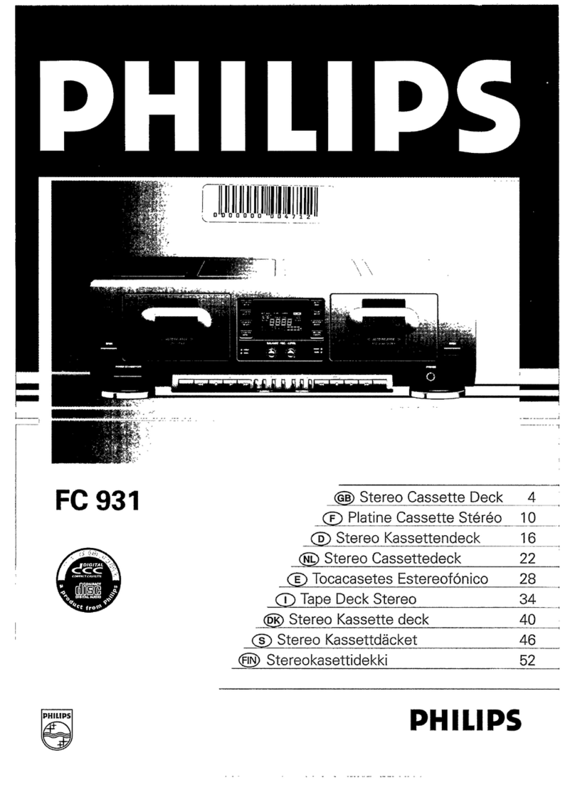 Philips FC 931 operating instructions