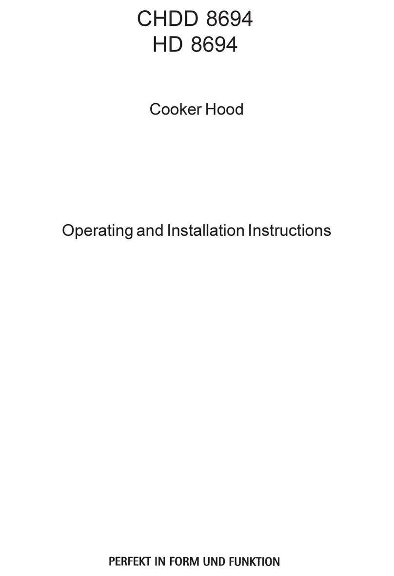 AEG CHDD 8694 Operating and installation instructions