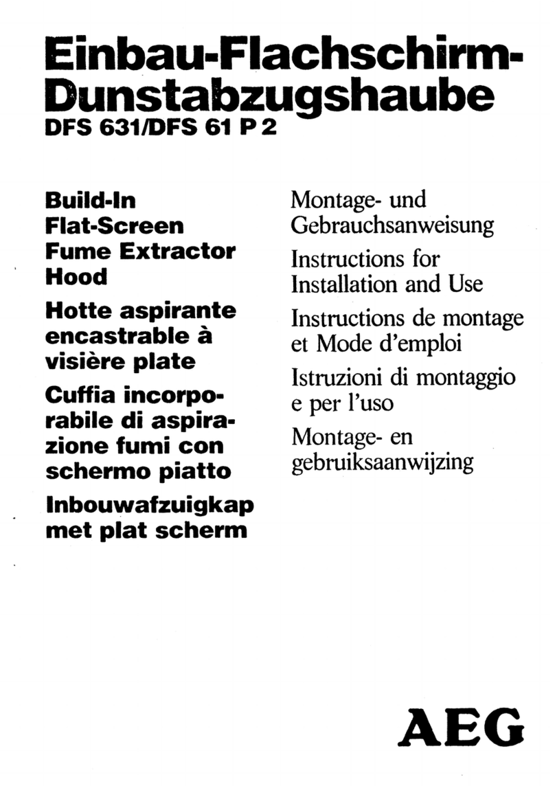 AEG DFS 61 P 2 User manual
