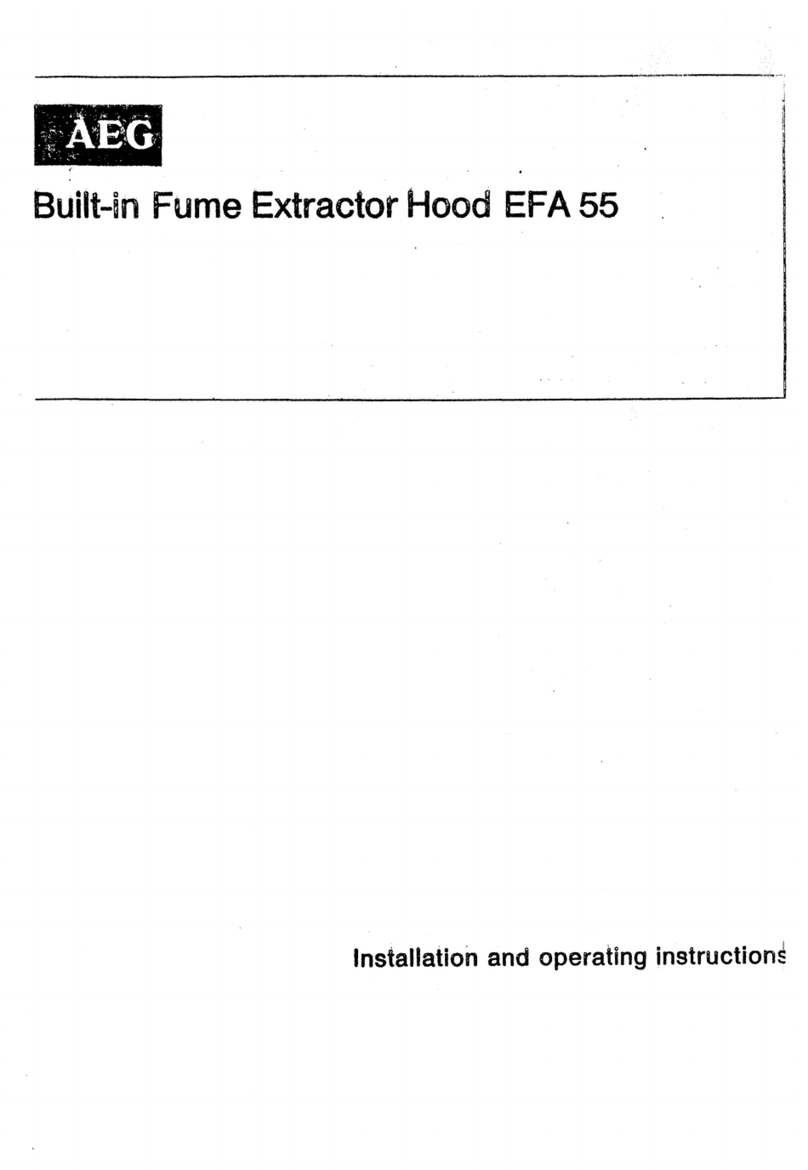 AEG EFA 55 Installation and operating instructions