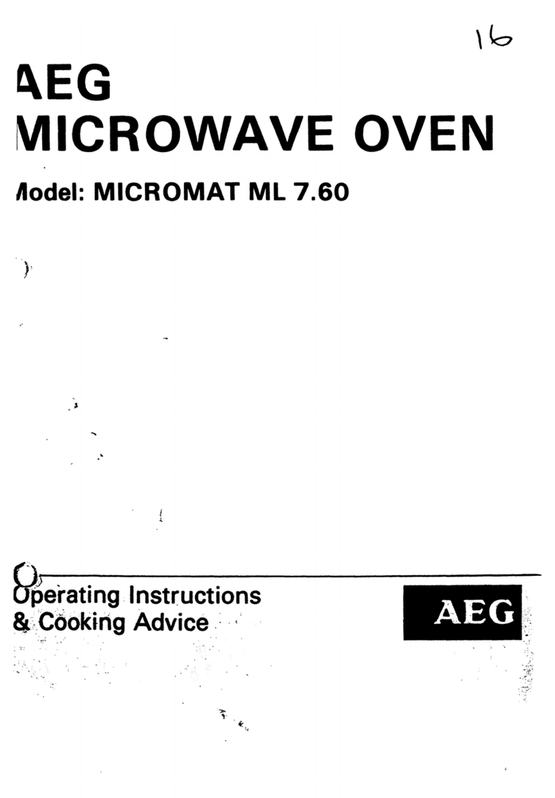 AEG Micromat ML 7.60 operating instructions