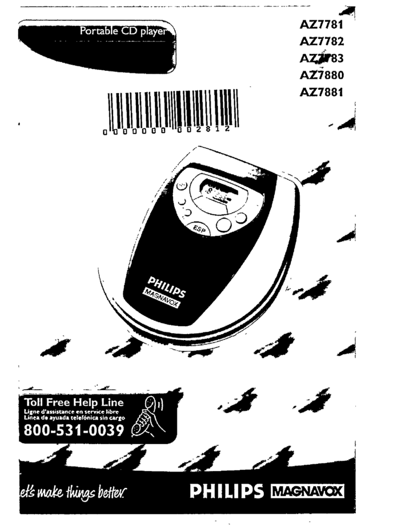 Philips AZ7781 User manual