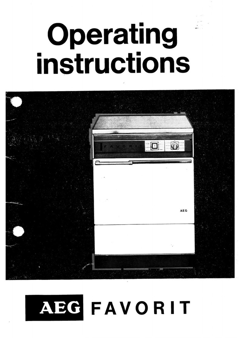 AEG Favorit R operating instructions