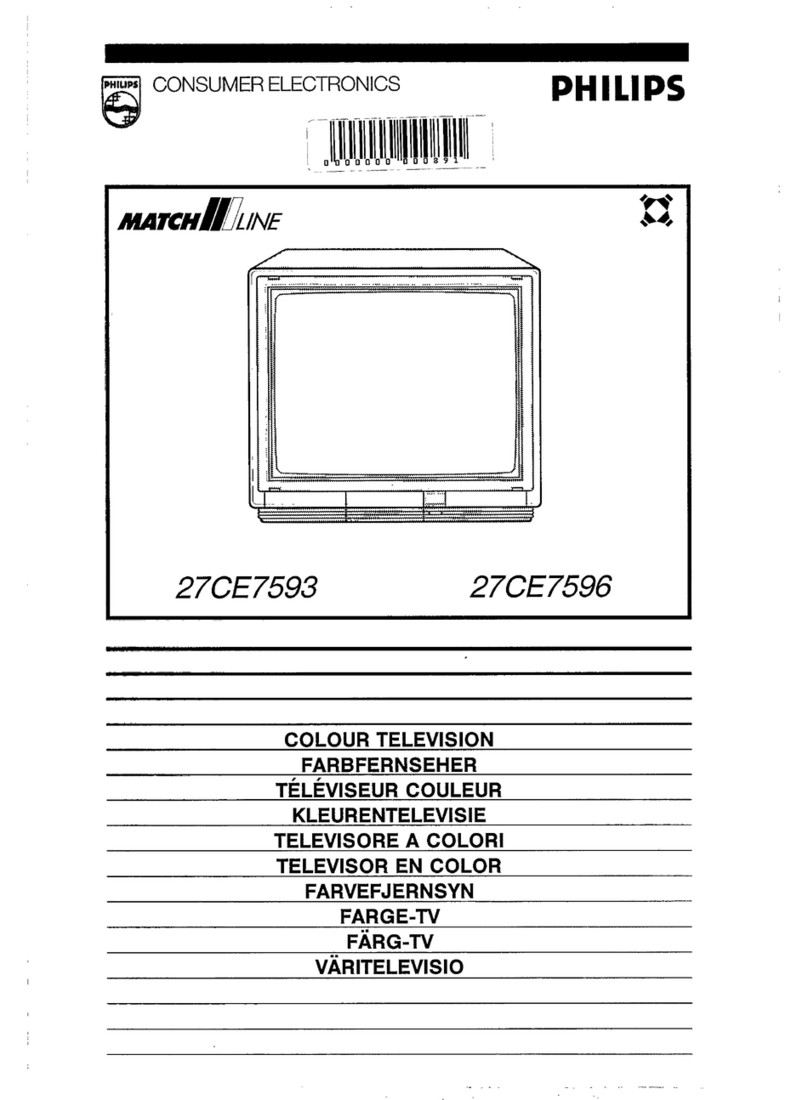 Philips Matchline 27CE7593 User manual