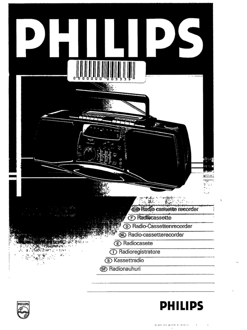 Philips Video Cassette Recorder User manual