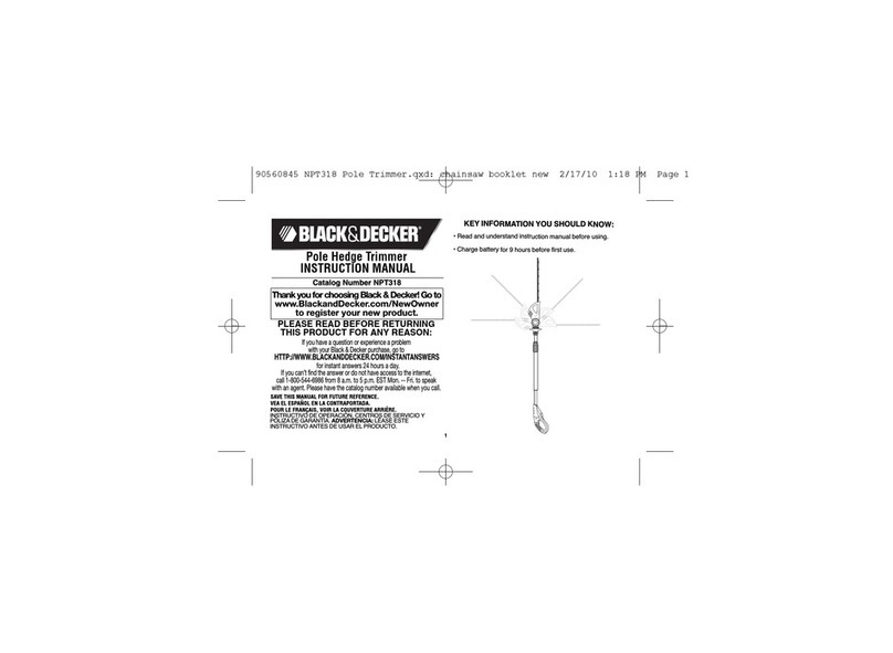 Black & Decker NPT318 instruction manual