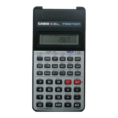 Casio FX-82LB User manual Casio FX-82LB User manual