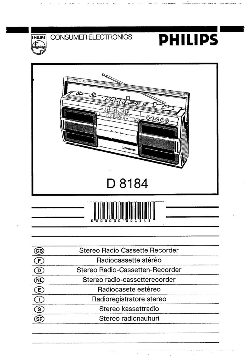 Philips D 8184 User manual Philips D 8184 User manual