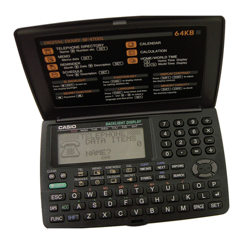 Casio SF-4700L User manual