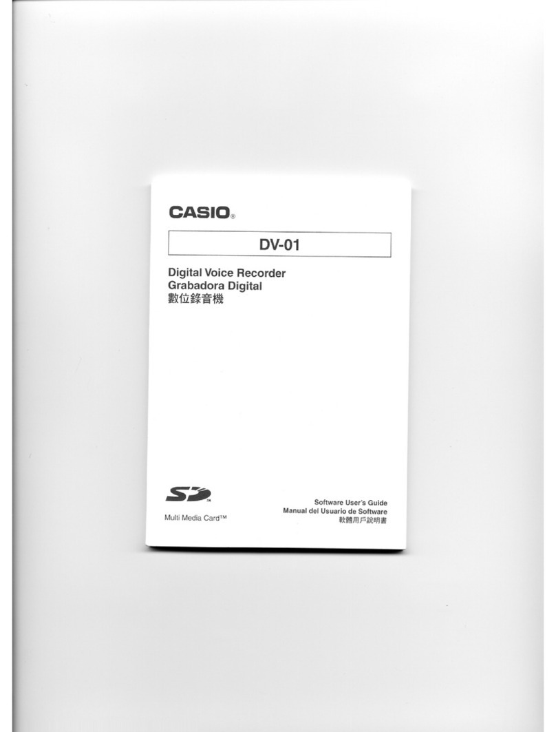 Casio DV-01 Safety guide