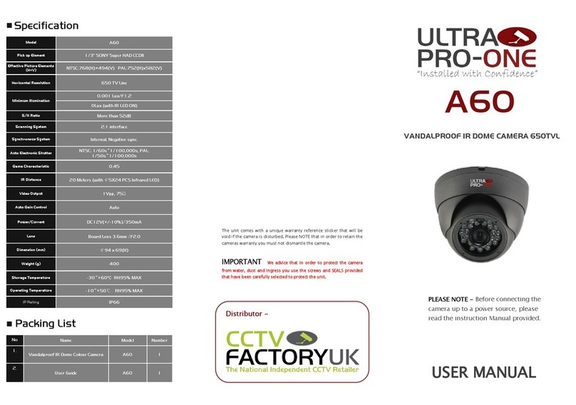 Ultra PRO-ONE A60 user manual