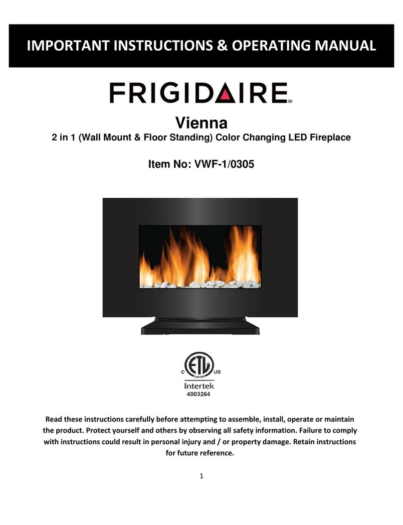 Frigidaire Vienna VWF-1 0305 Instructions & operating manual Frigidaire Vienna VWF-1 0305 Instructions & operating manual