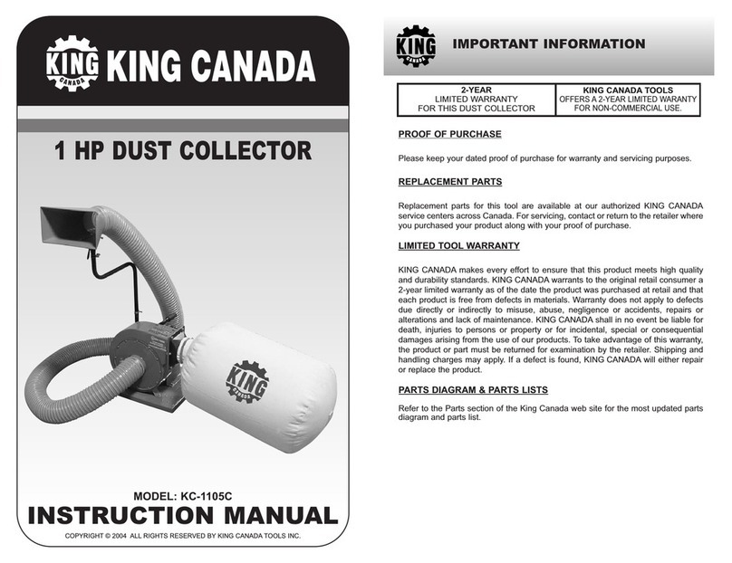 King Canada KC-1105C User manual