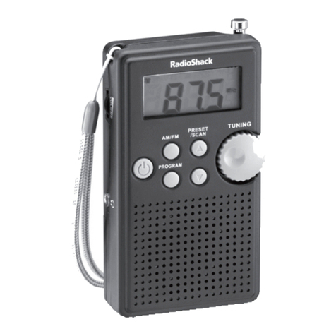 Radio Shack 12-587 User manual