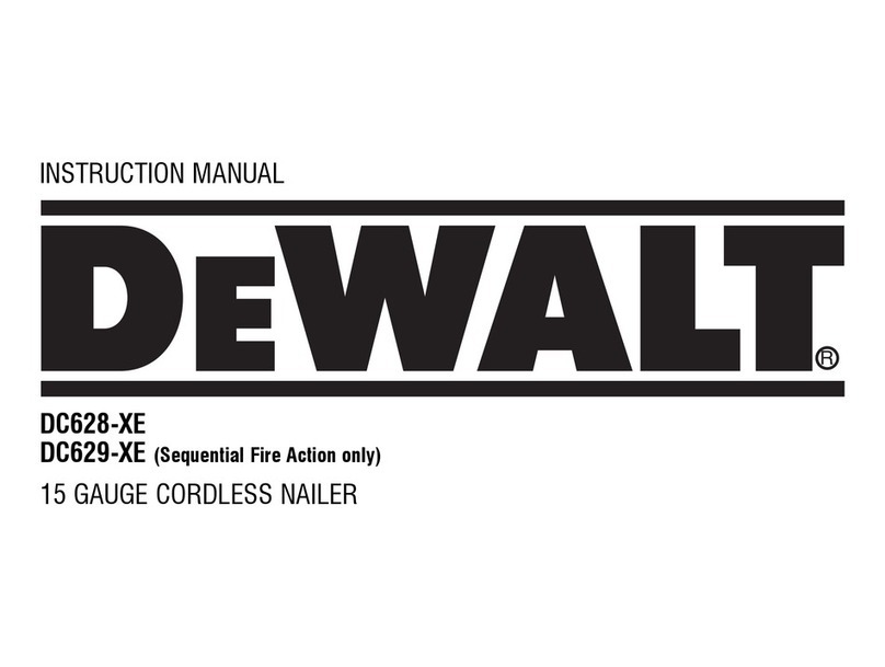 DeWalt DC628-XE instruction manual