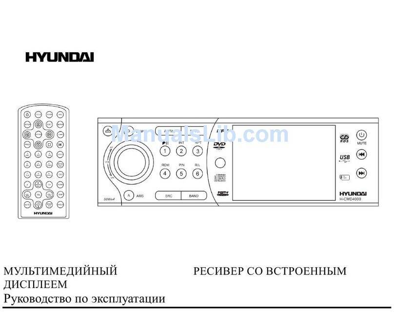 Hyundai EXCELLENCE H-CMD4000 instruction manual Hyundai EXCELLENCE H-CMD4000 instruction manual
