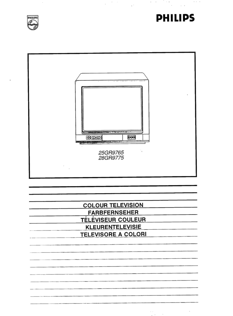 Philips 25GR9765 User manual