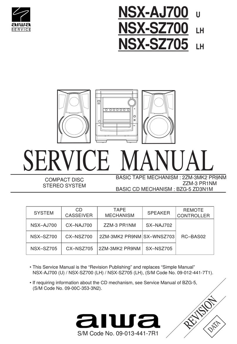 Aiwa NSX-AJ700 Service manual