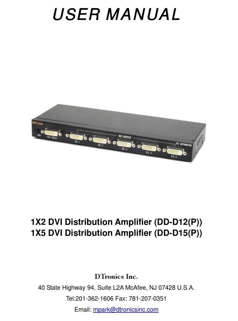 DTronics DD-D12 User manual