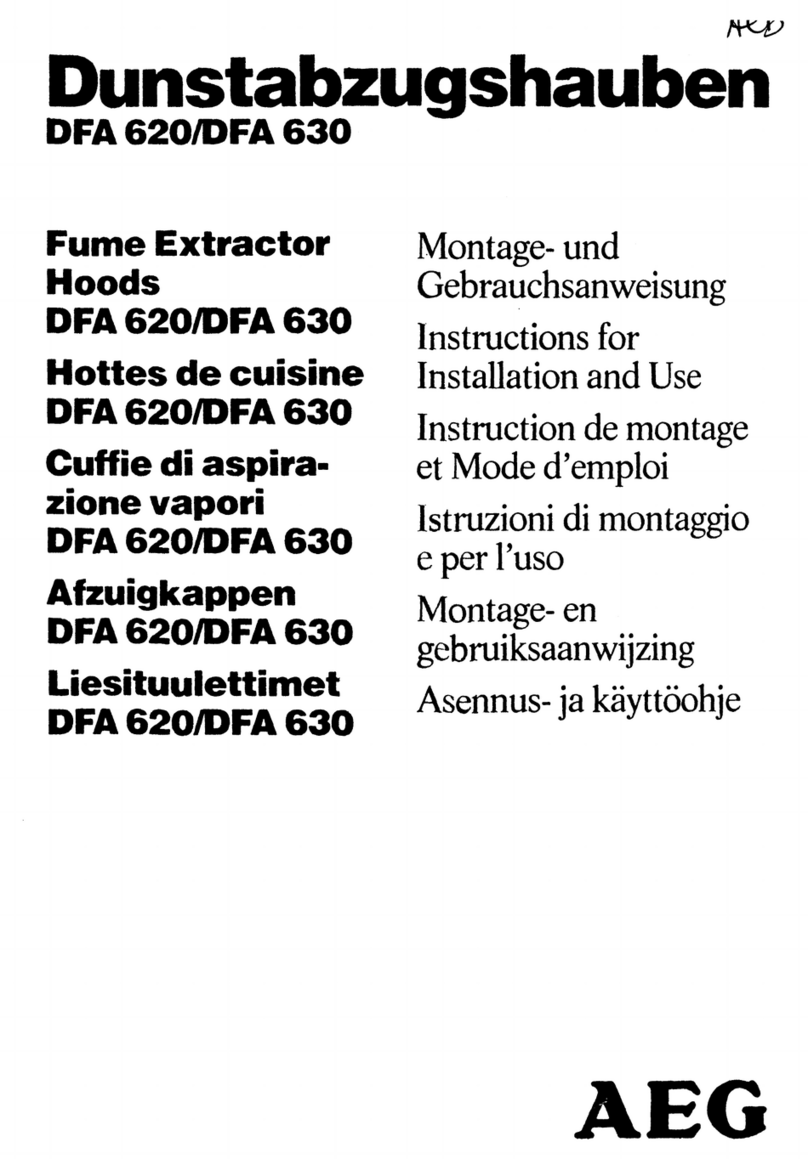 AEG DFA 630 Instructions for use AEG DFA 630 Instructions for use
