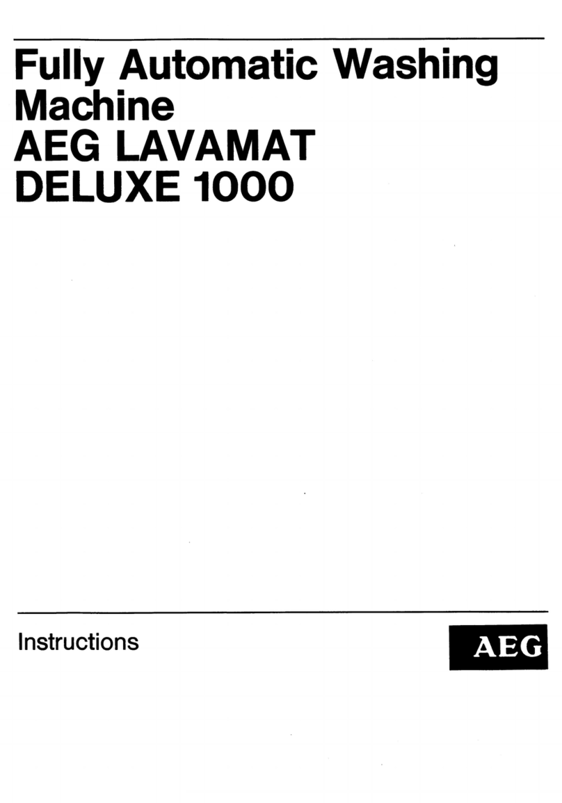AEG Lavamat Deluxe 1000 User manual