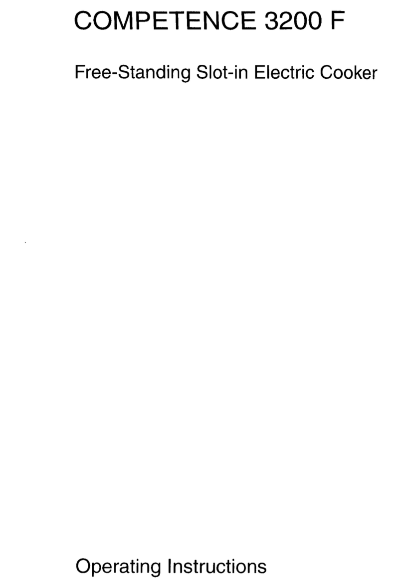 AEG COMPETENCE 3200 F operating instructions