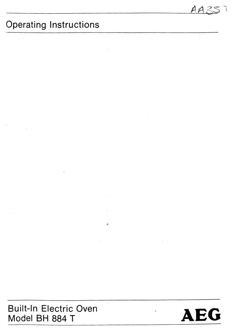 AEG BH 884 T operating instructions
