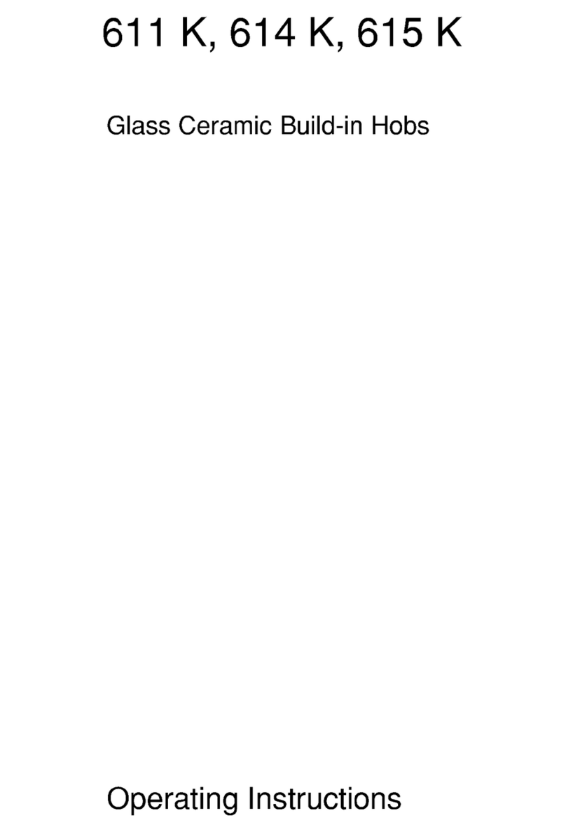 AEG 611 K User manual