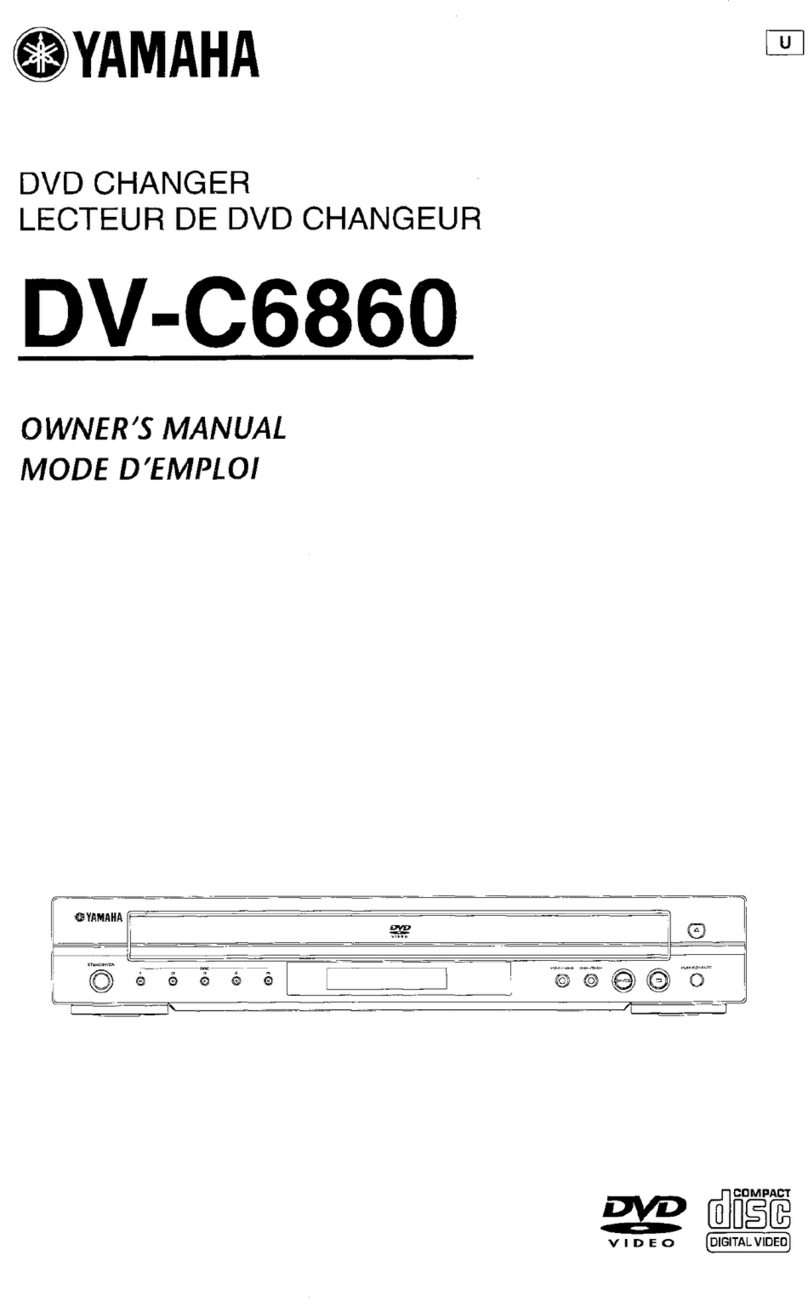 Yamaha DV-C6860 - DVD Changer User manual