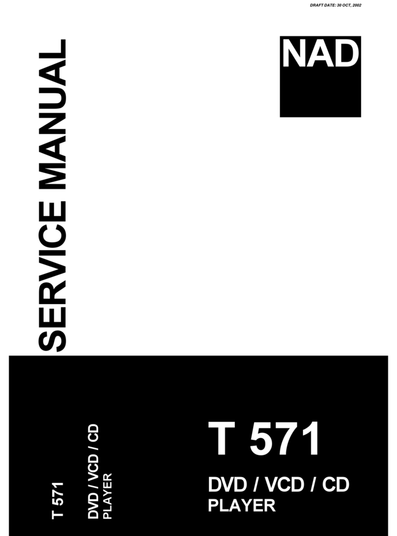 NAD T 751 Service manual