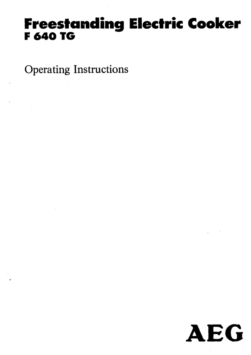 AEG F 640 TG User manual