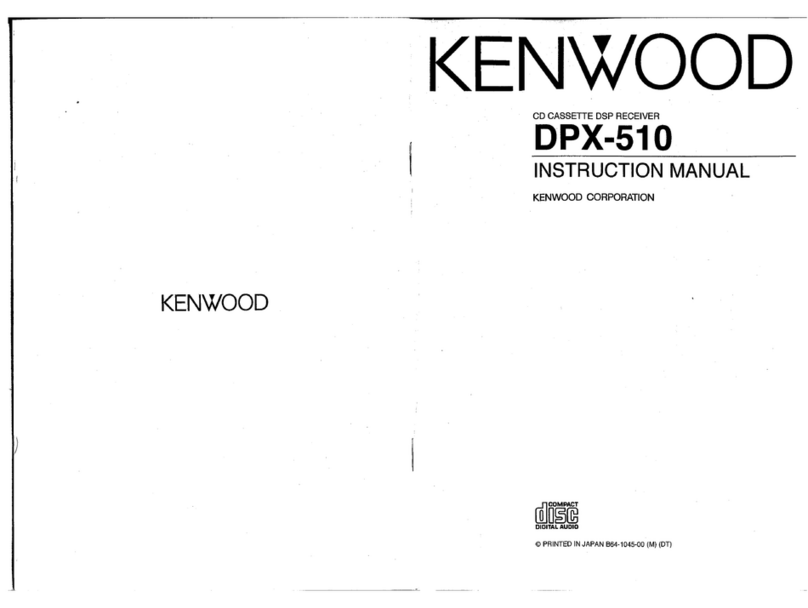 Kenwood DPX-510 instruction manual