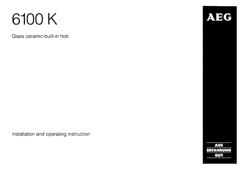AEG 6100 K User manual