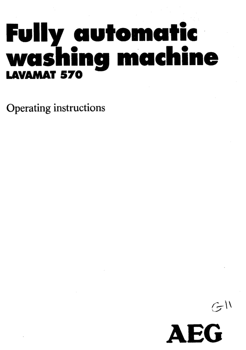 AEG LAVAMAT 570 operating instructions
