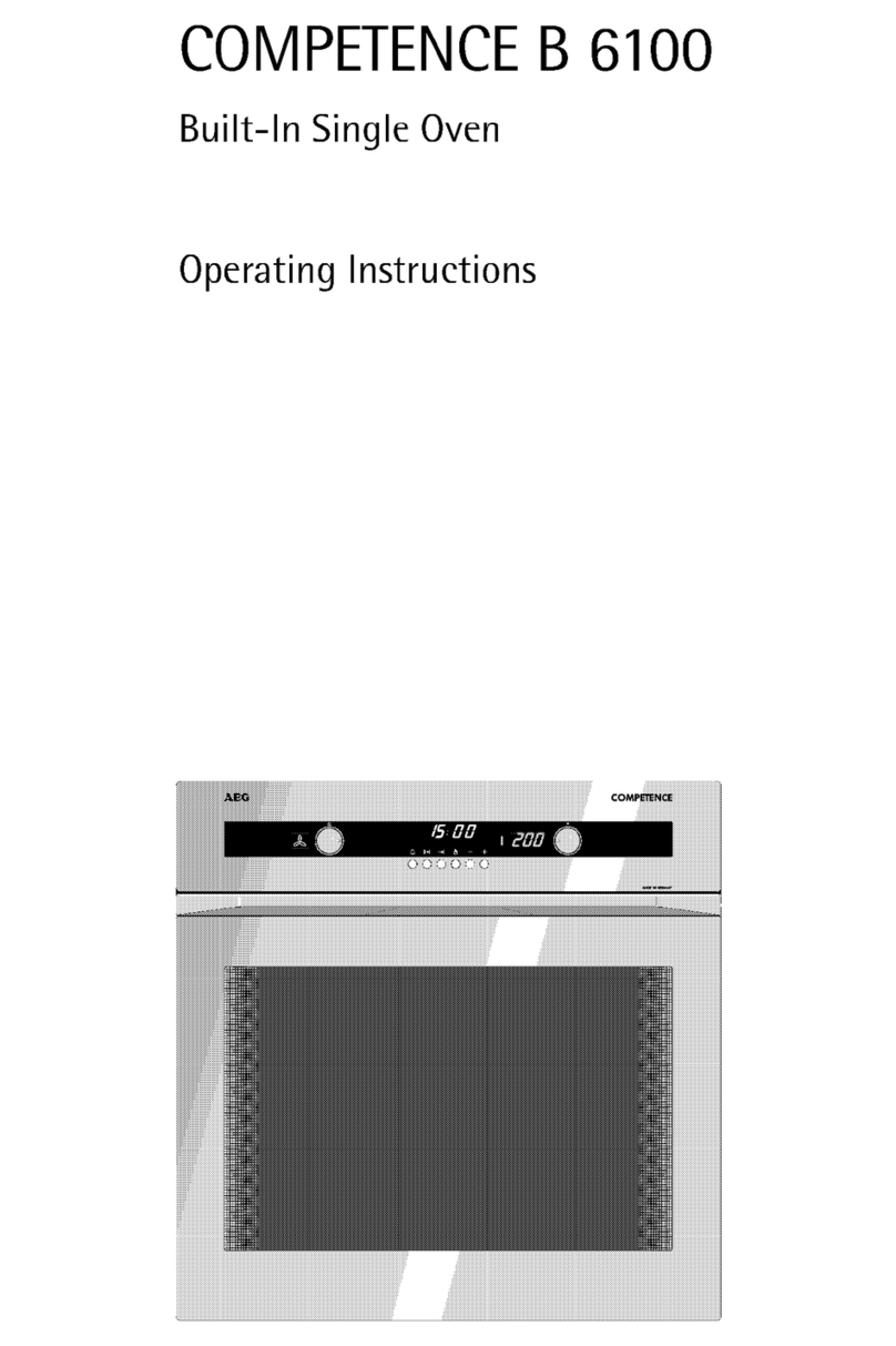 AEG Competence B 6100 operating instructions