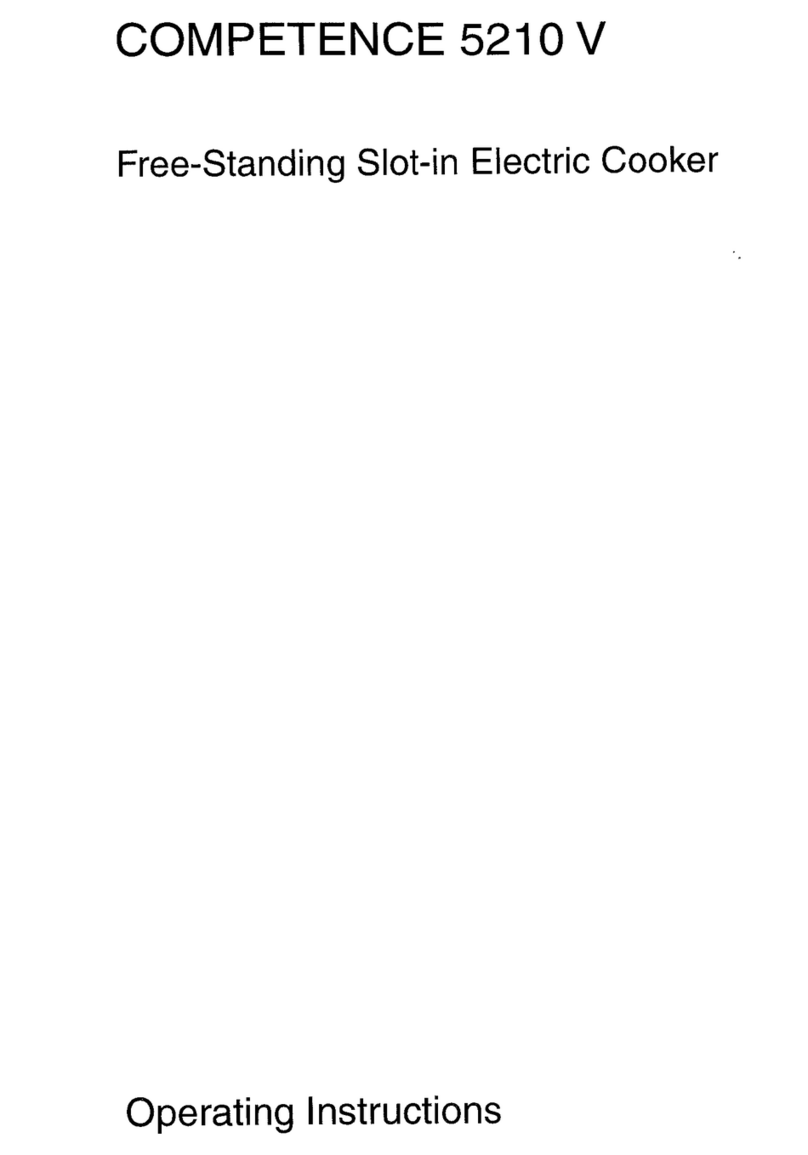 AEG COMPETENCE 5210V User manual