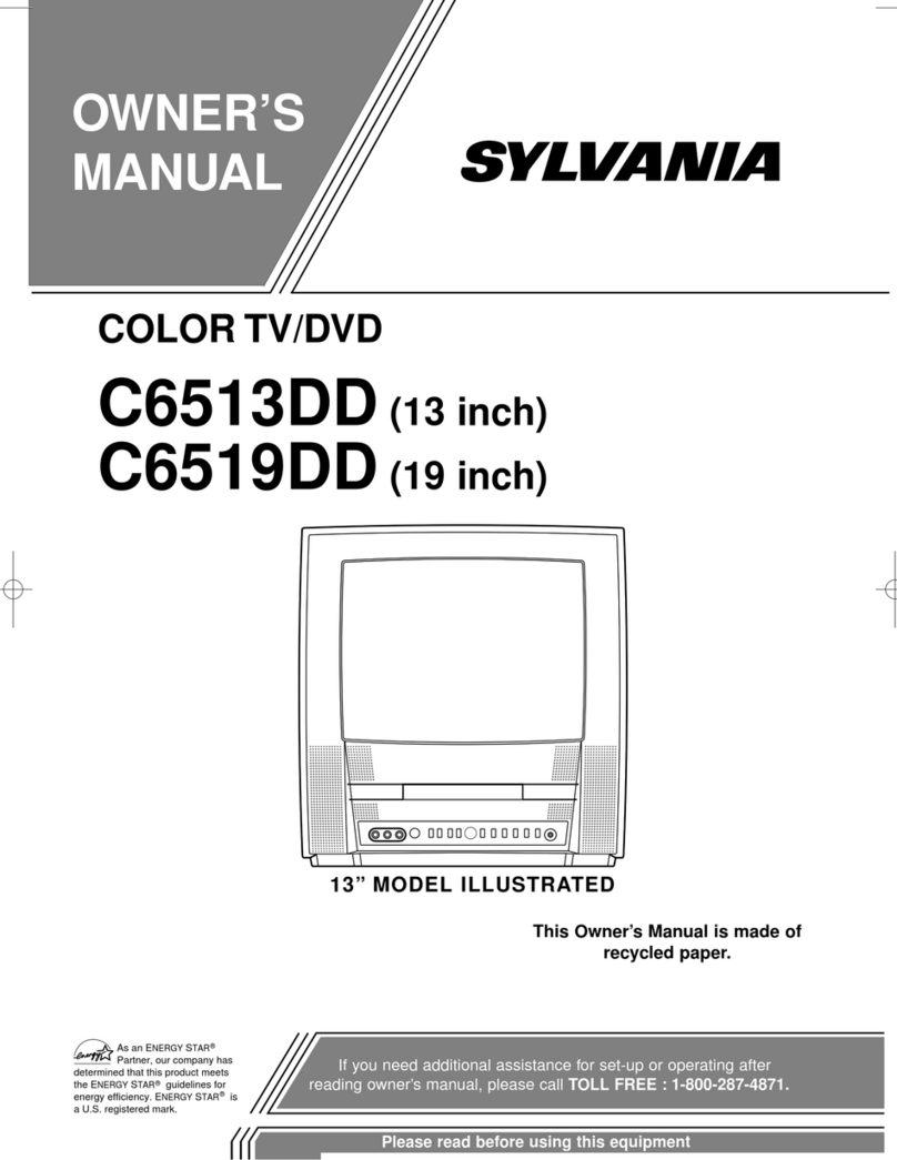 Sylvania C6513DD owner's manual