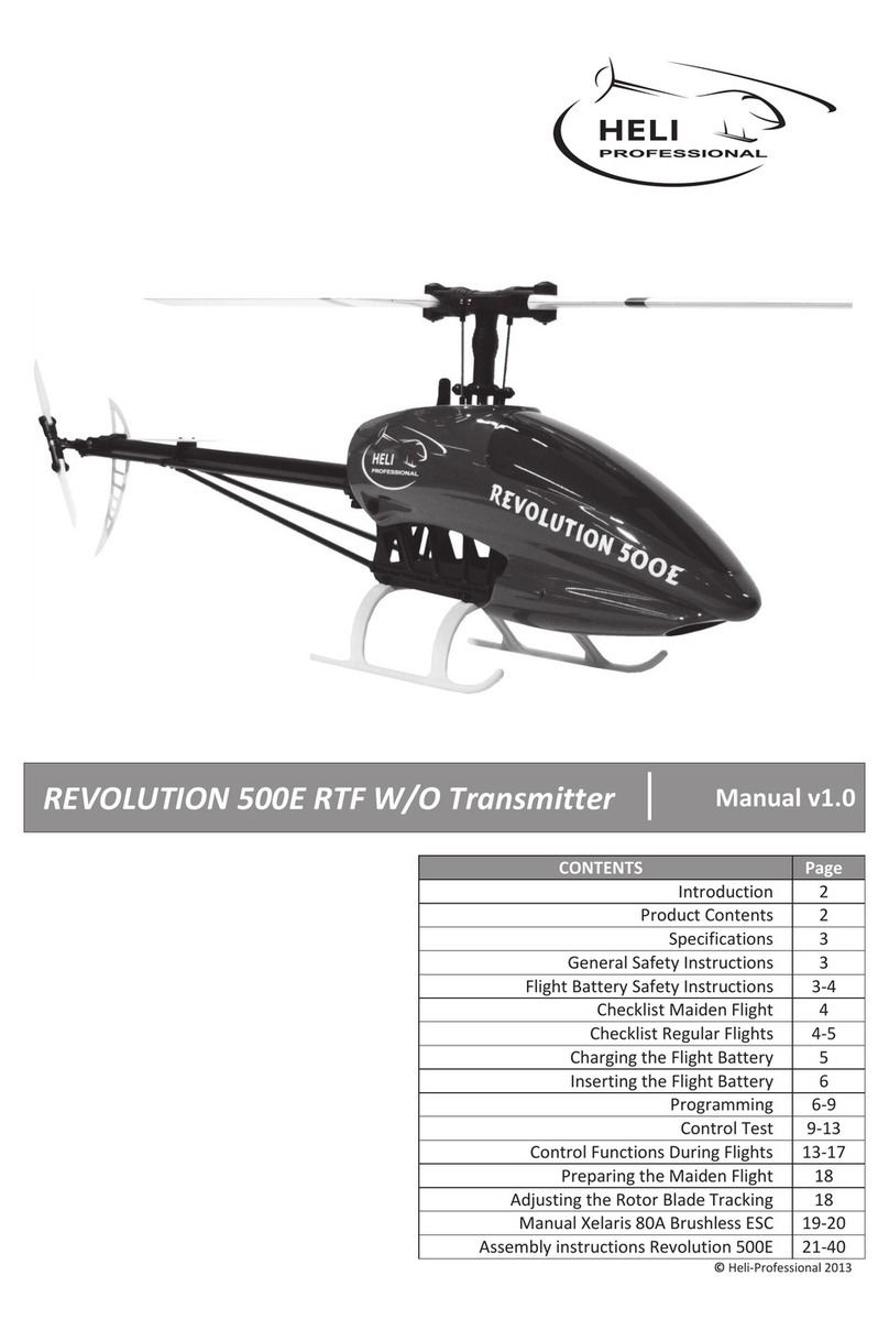 Heli-Professional REVOLUTION 500E User manual