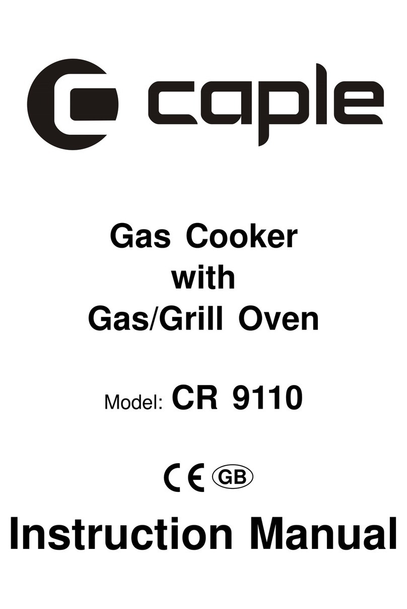 Caple CR 9110 User manual