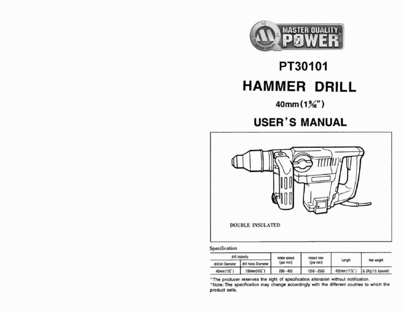 Master Quality Power PT30101 user manual