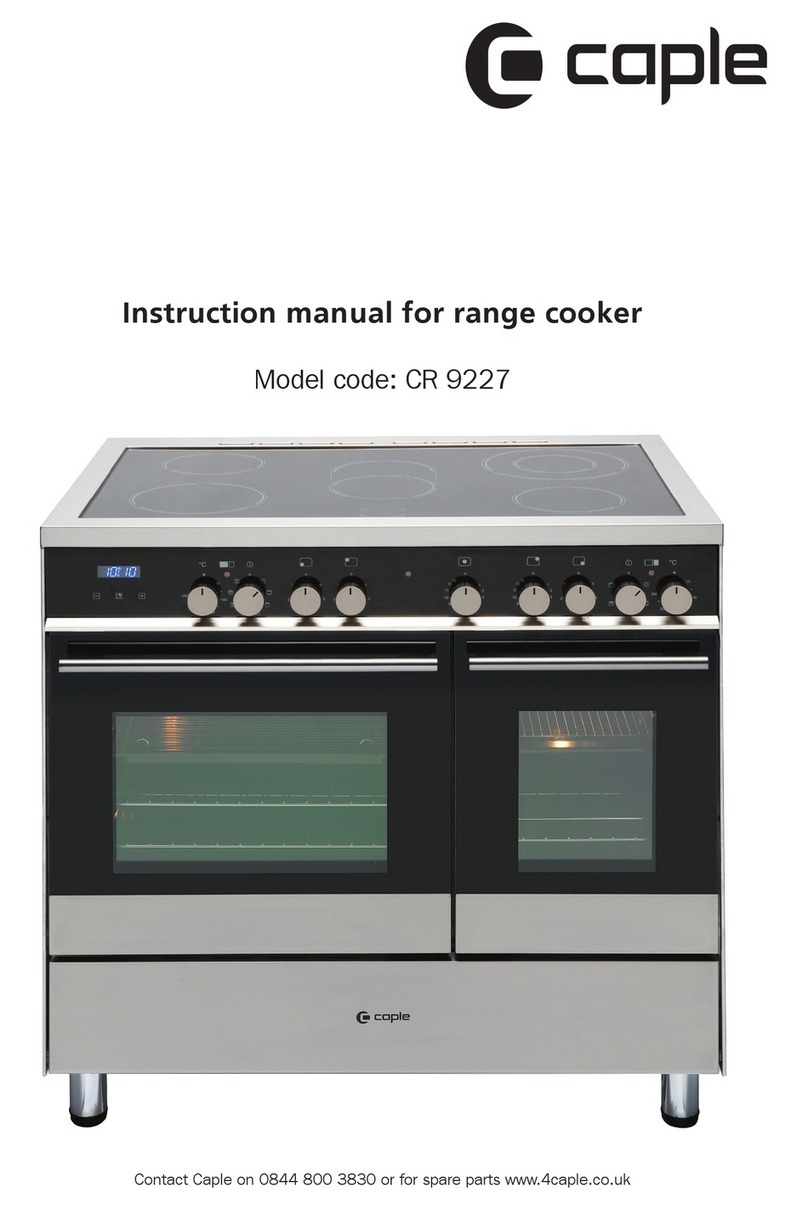 Caple CR 9227 User manual