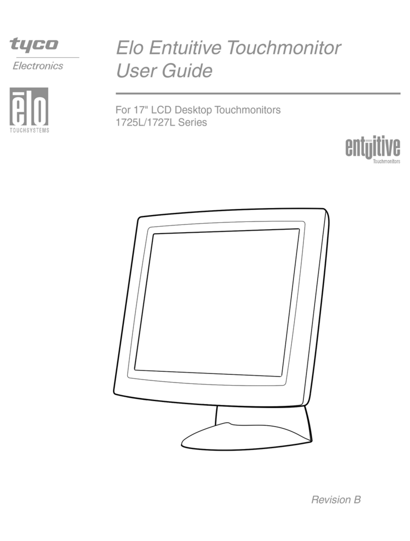 Tyco Electronics Elo Entuitive 1725L Series User manual Tyco Electronics Elo Entuitive 1725L Series User manual